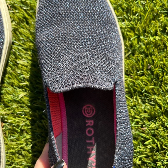 Rothys Metallic Lattice Sneaker - Picture 7 of 7